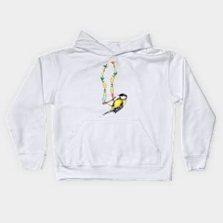 Nature Bird Swing Kids Hoodie